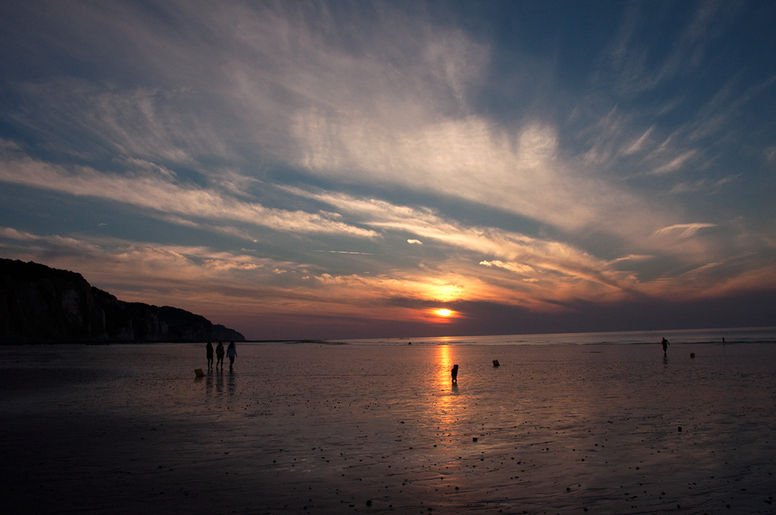 Claudine Deschamps - Plage de Pourville 1